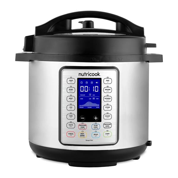 Nutricook Smart Pot 2 Prime Electric Pressure Cooker 8L 1200W Silver